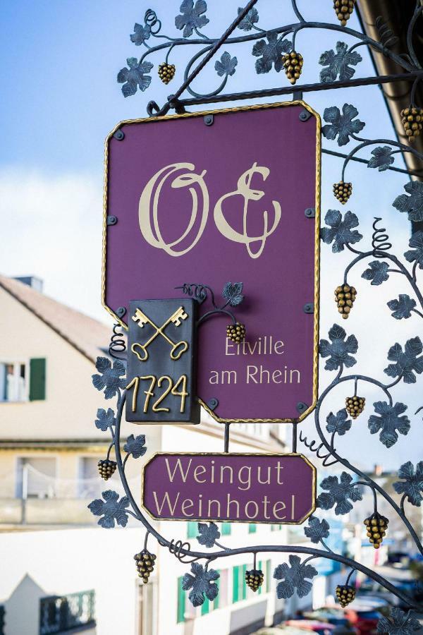 Weinhotel Offenstein Erben Eltville am Rhein Esterno foto